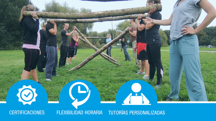 Instructor de Outdoor Training. Eventos de formación aplicada al incentivo empresarial