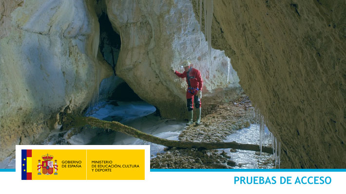 Técnico Deportivo de Espeleología, Nivel I. Pruebas de Acceso.