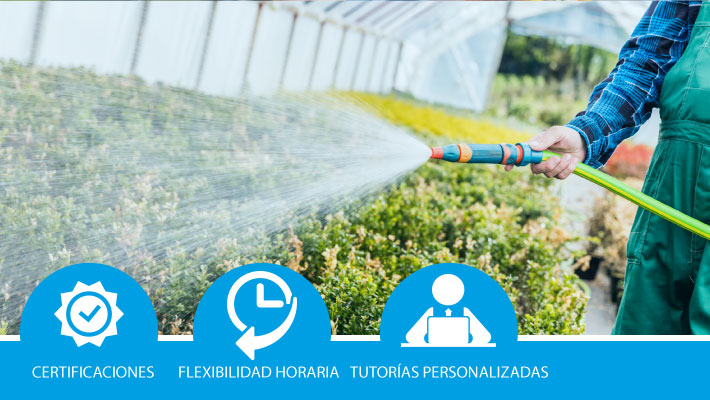 Operaciones auxiliares de riego, abonado y aplicación de tratamientos en cultivos agrícolas