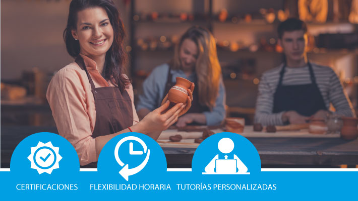 Esmaltado de productos cerámicos artesanales