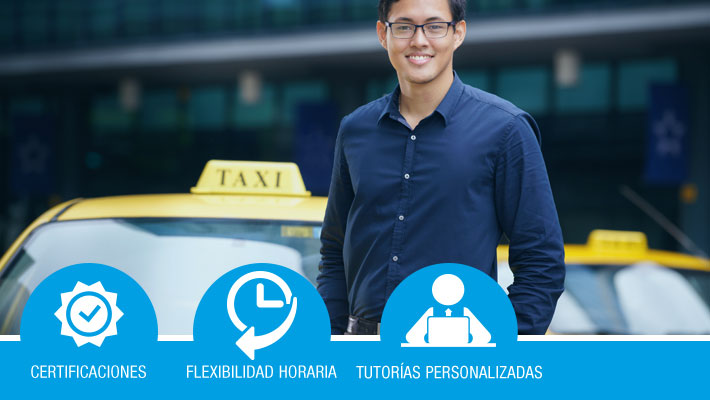 Conducción de taxis, turismos y furgonetas, y prestación de servicio