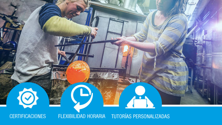 Color aplicado al vidrio con tratamiento térmico posterior