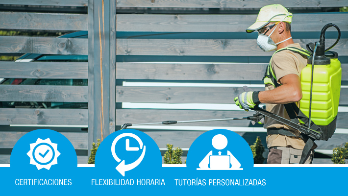 Aplicación de medios y productos para el control de plagas