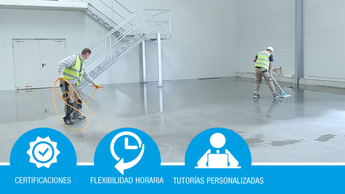 Técnicas y procedimientos de limpieza con utilización de maquinaria*