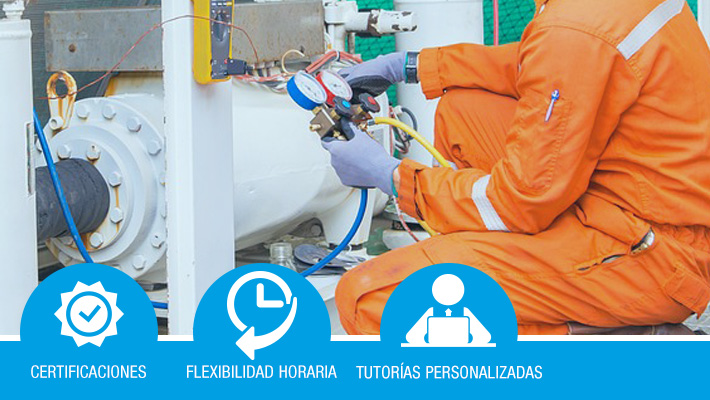 Manipulación de equipos frigoríficos con refrigerantes fluorados básico